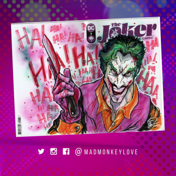 Image of The Joker Laughing - SOLD