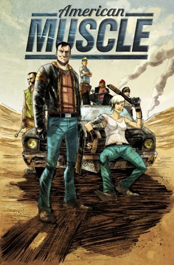 Image of American Muscle #1 cover (Co-created w/ Steve Niles)