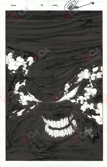 Image of OA 20240516 TDT: "Heavy inks" Spawn 70 cover