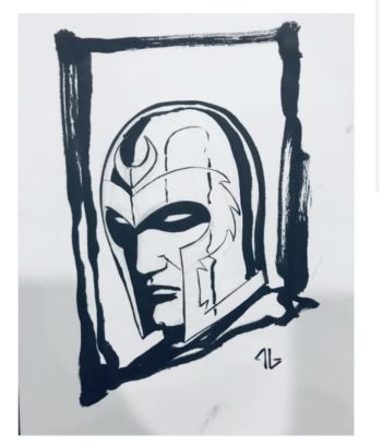 Image of Adi Granov Magneto commission (painted by Adi Granov).