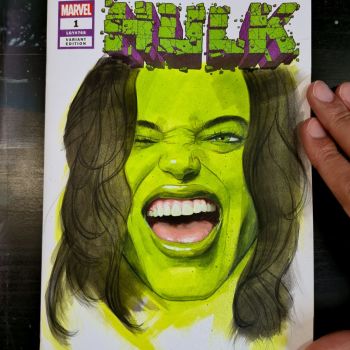 Image of She-Hulk sketch cover