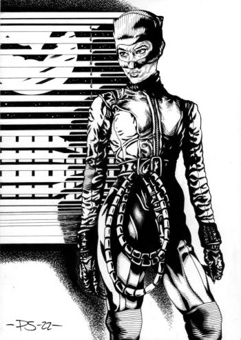 Image of The BATMAN - CATWOMAN Selina Kyle - Zoe Kravitz - ORIGINAL ART