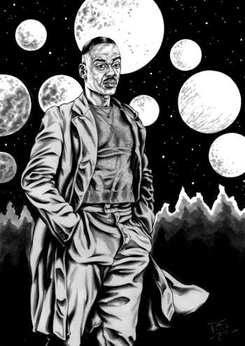 Image of DOCTOR WHO - A4 NCUTI GATWA 15th Doctor ORIGINAL ART by Paul Swain