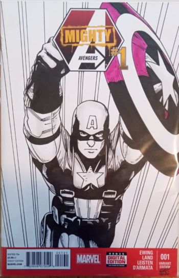 Image of Captain America by Gary Parkin - Blank Cover