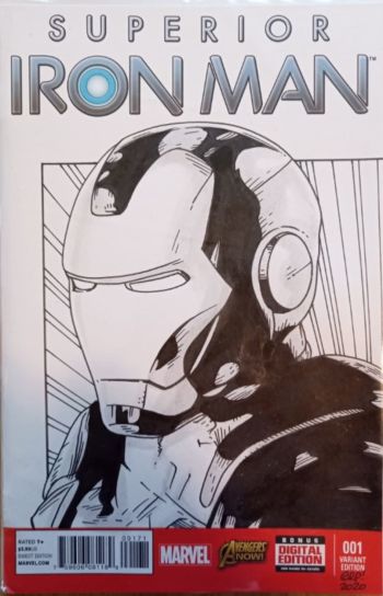 Image of Iron Man by Gary Parkin - Blank Cover