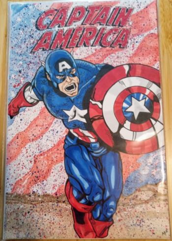 Image of Captain America by Michael Munshaw - Blank Cover