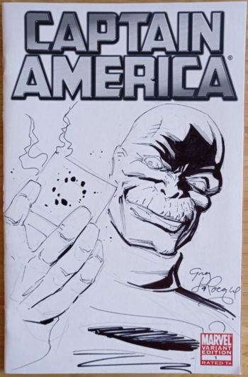 Image of Red Skull by Greg Larocque - Blank Cover