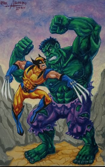 Image of WOLVERINE vs HULK
