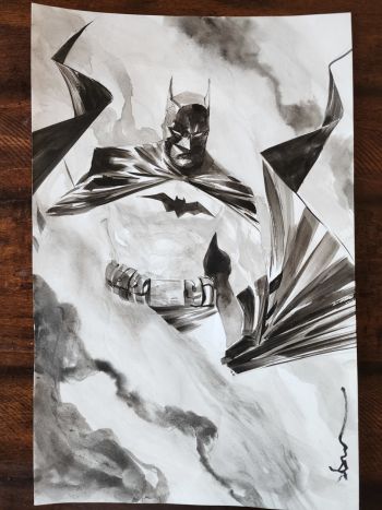 Image of Batman Illustration by Dustin Nguyen