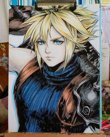Image of Cloud from Final Fantasy
