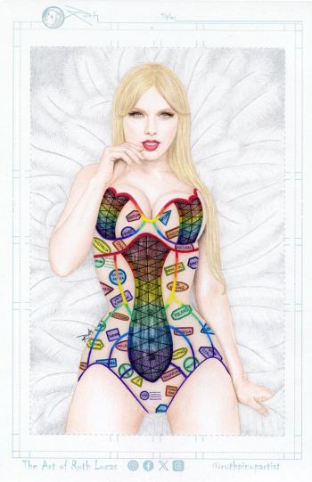 Image of Taylor Swift #2 - Cover B art by Ruth Lucas