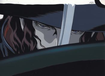 Image of Vampire Hunter D: Bloodlust Animation Production Cel Genga 01 // Anime Art Douga