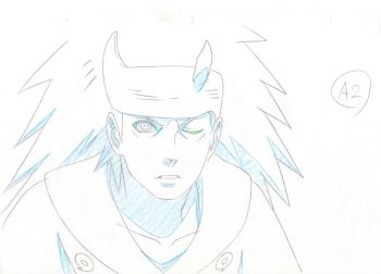 Image of Naruto Shippuden Animation Production Sketch Genga Cel 02 // Anime Art Douga