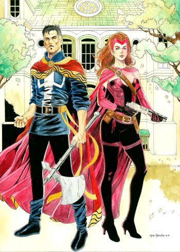 Image of Doctor Strange & Scarlet Witch - Holanda