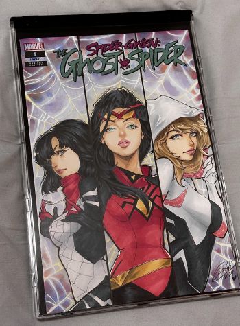 Image of Spider Women homage cover commission