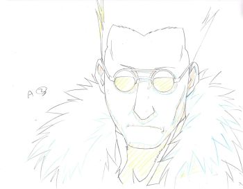Image of Fullmetal Alchemist (FMA) Animation Production Sketch Genga Cel 08 // Anime Art Douga