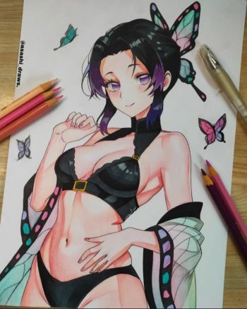 Image of Shinobu koucho [Original Anime Art]