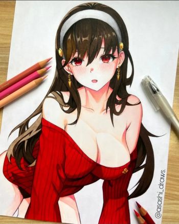 Image of Yor Forger [original art]
