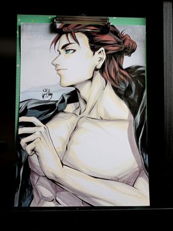 Image of OCTOBER ART CHALLENGE - Eren Yeager