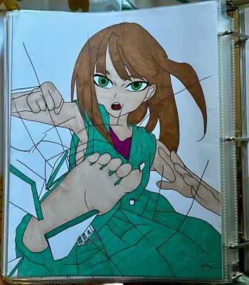 Image of Some times you just have to kick some glass