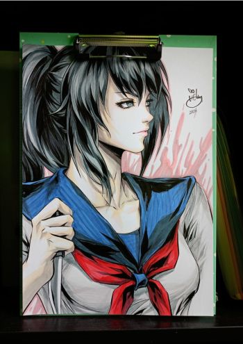 Image of OCTOBER ART CHALLENGE - Yandere-chan