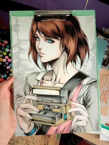 Image of OCTOBER ART CHALLENGE - Max Caufield