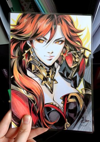 Image of Mavuika from Genshin Impact