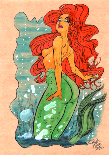 Image of Ariel, The Little Mermaid (Disney Princess) by Renato Mirre