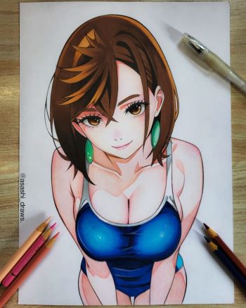 Image of Momo ayase ❤️ [original Art]