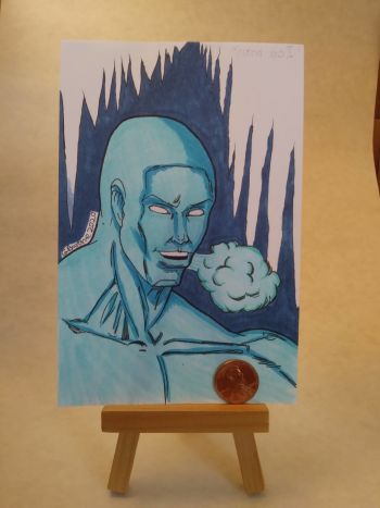 Image of Iceman postcard head shot