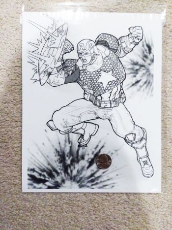 Image of Captain America 8x11.5