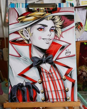 Image of Lucifer from Hazbin Hotel
