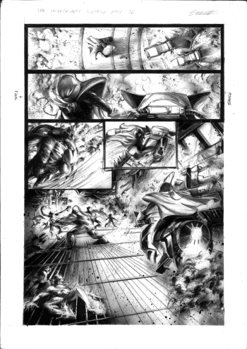 Image of The Intergalactic Riptoadz page 12 - ART by Manu Silva