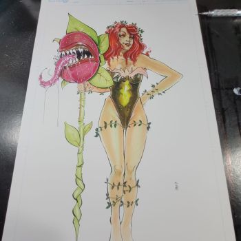 Image of poison Ivy pin-up