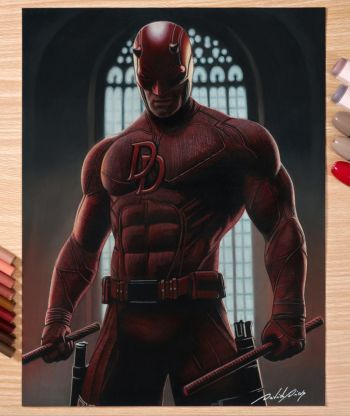Image of Daredevil - Original Artwork by David Dias