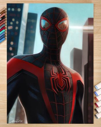 Image of Miles Morales - Original Artwork by David Dias