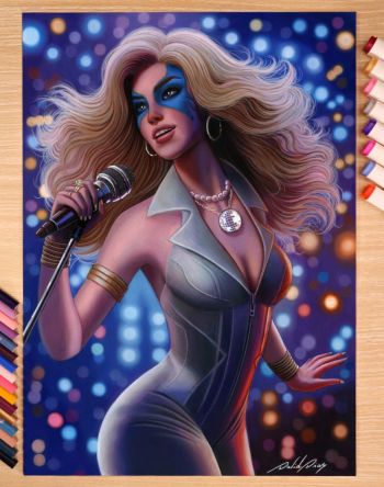 Image of Dazzler - Original Artwork by David Dias