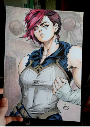 Image of Vi from Arcane/ League of Legends