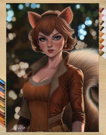 Image of Squirrel Girl - Original Artwork by David Dias
