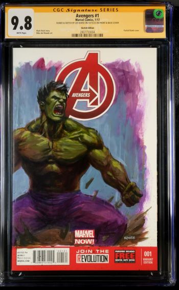 Image of Hulk Avengers 01 CGC - Lee Kohse