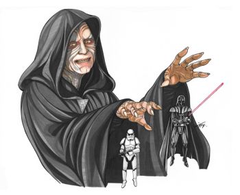 Image of Sith Lord 11X14in