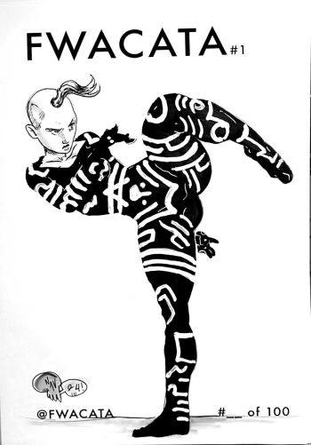 Image of GRACIE from COPRA on a FWACATA #1 COVER