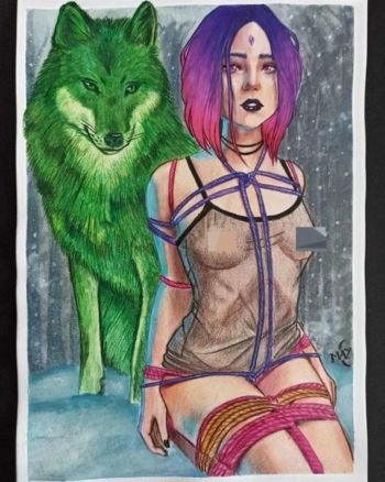 Image of Raven and Beast Boy