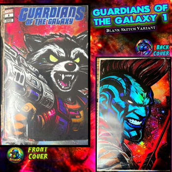 Image of Guardians of the Galaxy #1 - Exclusive BossKong Variant Cover - Custom Holo Foil Art!