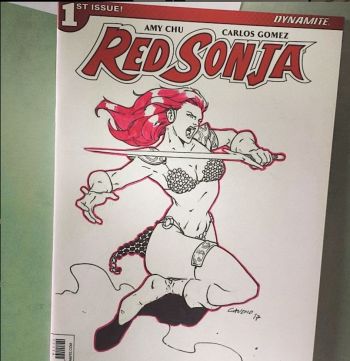 Image of Red Sonja Sketch Cover