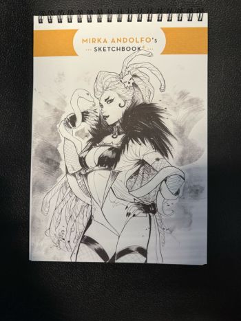 Image of Mirka Andolfo's Sketchbook 4 with Sketch