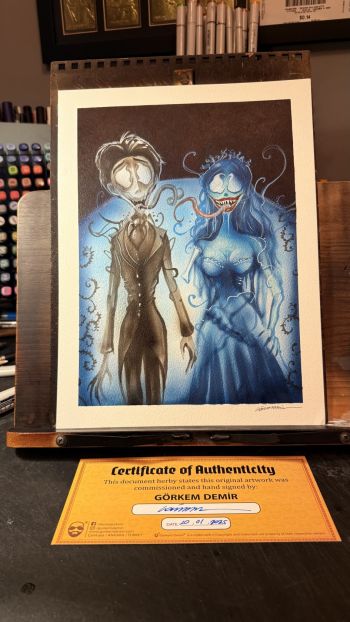 Image of Venomized Corpse Bride Artwork