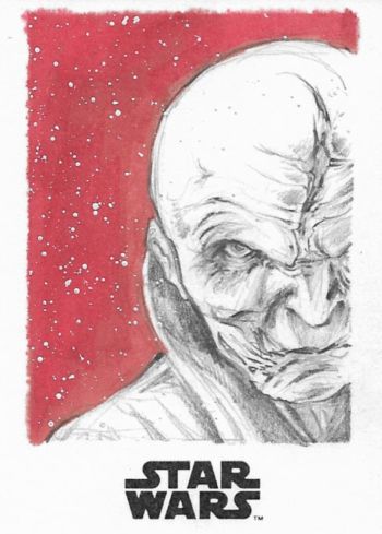 Image of Snoke Sketch Card