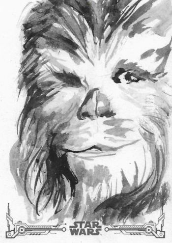 Image of Chewbacca Sketch