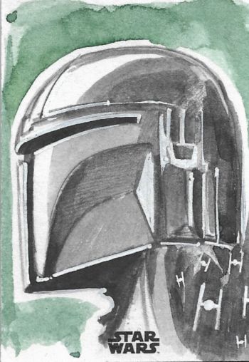 Image of Mandalorian Sketch Card